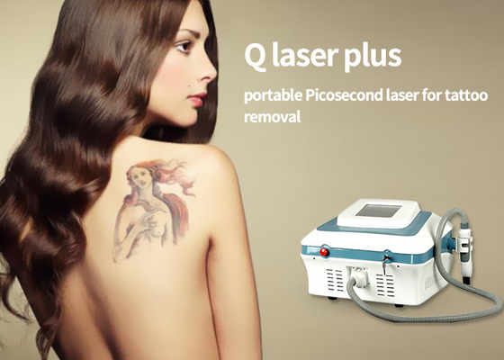 China 4ns Pulse Mobile Tattoo Removal Machine Nd Yag Laser Close Water Circulation supplier