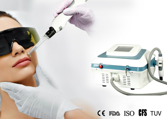 China Painless Picosecond Laser Tattoo Removal Machine With Red Light Guider supplier