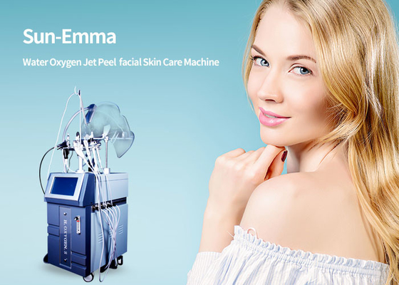 China Professional Oxygen Jet Facial Machine Vertical Style With Oxygen Spray Gun supplier