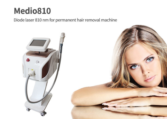 China 500W Portable 808nm Diode Laser Hair Removal Machine 810nm &amp;  808nm 20ms - 400ms supplier