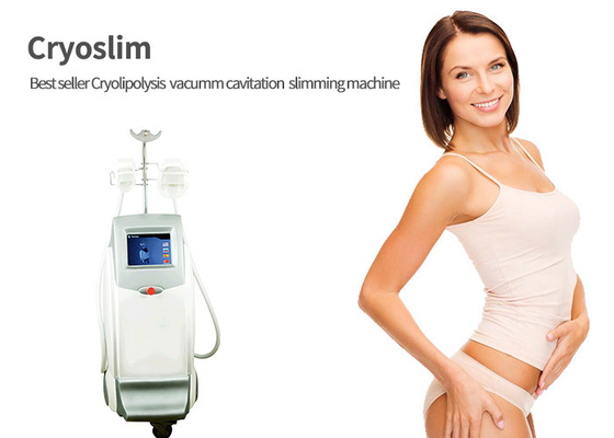 China Fat Freezing Cryolipolysis Vacuum Machine Multifunctional With Two Rf Handle supplier