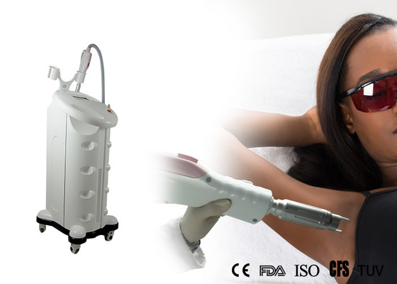 China Vertical Style Nd Yag Laser Hair Removal Machine Skin Rejuvenation Simple Operation supplier