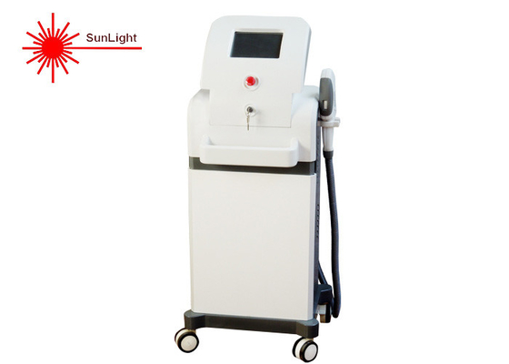 China Elos IPL Laser Hair Removal Machine Skin Rejuvenation Vertical Style White Color supplier