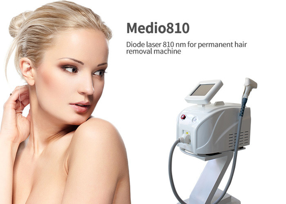 China Double Pulse Mode 808nm Diode Laser Hair Removal Machine Laser Beam Shaping supplier