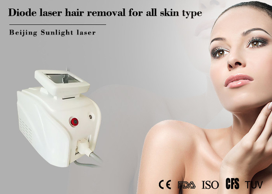 China Safety 808nm Diode Laser Hair Removal Machine Water Temperature Self - Checking supplier