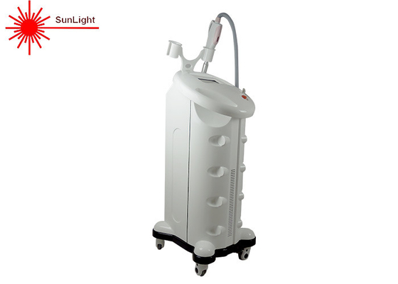 China Skin Lightening Nd Yag Laser Hair Removal Machine Two Tips Long Pulsed 1064nm supplier