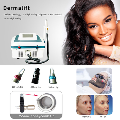 China Dermal Picosecond Laser Tattoo Removal Machine Skin Lightening Air Cooling supplier