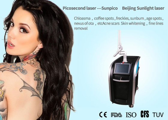 China Salon / Clinic Picosecond Laser Tattoo Removal Machine For Acne Scar Treatment supplier