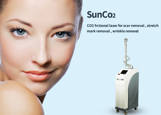 Acne Scar Removal CO2 Fractional Laser Machine 10600nm Wavelength With RF Metal Tube supplier