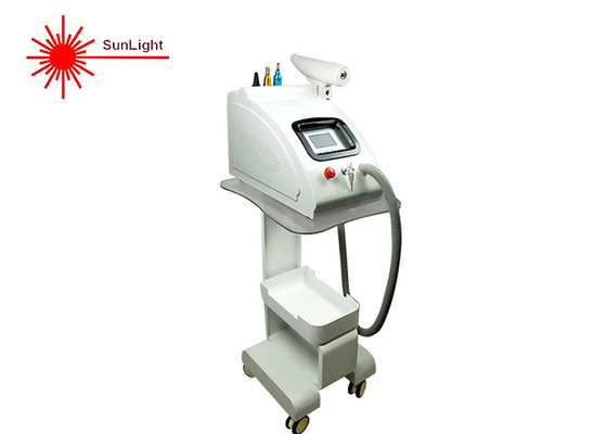 Three Tip Nd Yag Laser Machine , Taitian Naevuslaser Hair And Tattoo Removal Machine supplier