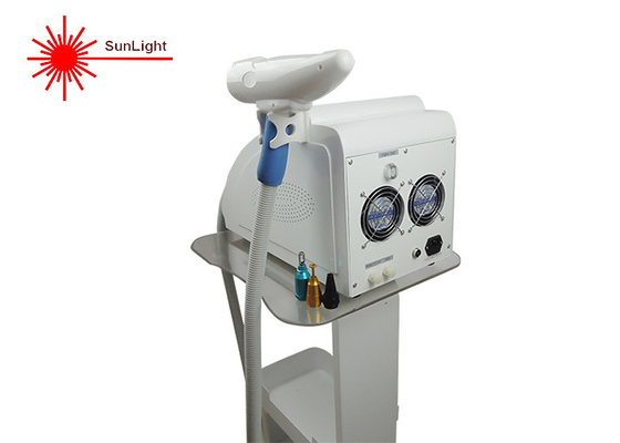 Three Tip Nd Yag Laser Machine , Taitian Naevuslaser Hair And Tattoo Removal Machine supplier