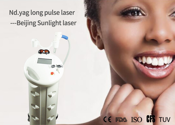 Professional Permanent Nd Yag Laser Hair Removal Machine Adjustable Long Pulse Width supplier