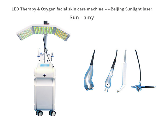 Acne Treatment Oxygen Facial Machine Hydra Dermabrasion 5MHz RF Power supplier