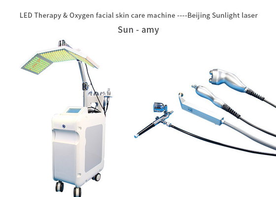 Skin Care Oxygen Facial Treatment Machine , Oxygen Peeling Led Light Therapy Machine supplier