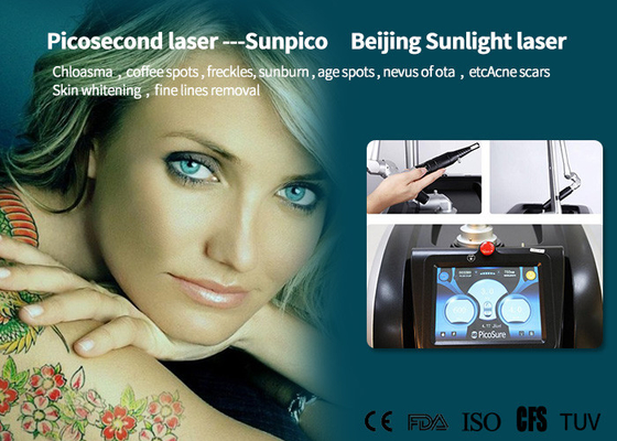 Pigments Tattoo Removal Machine , Fast Effective Laser Tattoo Removal Equipment  supplier